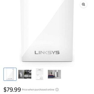 Linksys Dual-Band Mesh Router in White